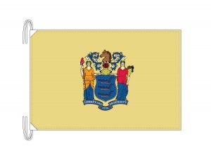 TOSPA ニュージャージー州旗[アメリカ合衆国の州旗・50×75cm・高級テトロン製] - トスパ世界の国旗販売ショップ