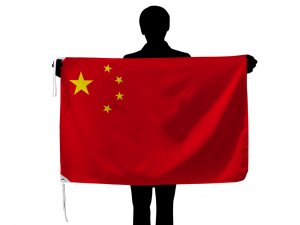 中華人民共和国 中国 国旗 70×105cm テトロン製 日本製 世界の国旗シリーズ