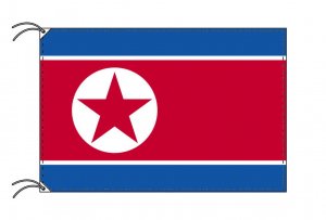 朝鮮民主主義人民共和国 北朝鮮 国旗 70×105cm テトロン製 日本製 世界