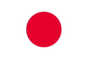 世界の国旗一覧　日本国旗
