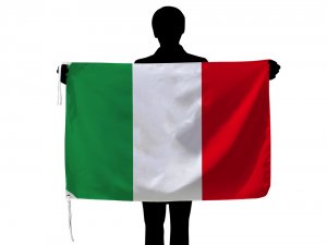 イタリア 国旗 70×105cm テトロン製 日本製 世界の国旗シリーズ