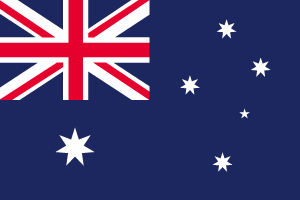 世界の国旗一覧　オーストラリア国旗