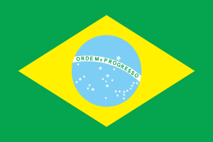 世界の国旗一覧　ブラジル国旗