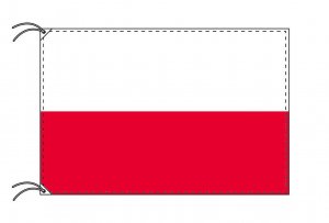 ポーランド 国旗 90×135cm テトロン製 日本製 世界の国旗シリーズ
