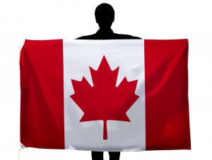 カナダ 国旗 100×150cm テトロン製 日本製 世界の国旗シリーズ