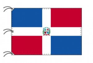 ドミニカ共和国 国旗 140 210cm テトロン製 日本製 世界の国旗シリーズ