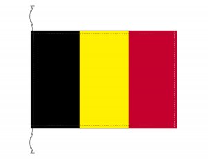 ベルギー 国旗 卓上旗 旗サイズ16 24cm テトロントロマット製 日本製 世界の国旗シリーズ