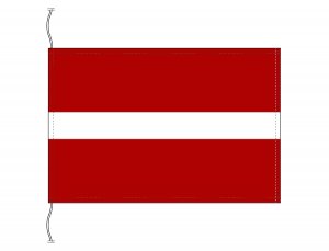 ラトビア 国旗 卓上旗 旗サイズ16 24cm テトロントロマット製 日本製 世界の国旗シリーズ