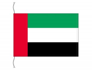 アラブ首長国連邦 UAE 国旗 卓上旗 旗サイズ16×24cm テトロン ...