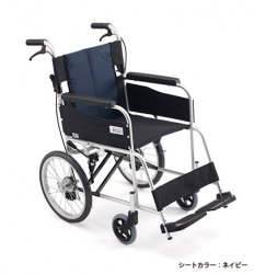 介助用車椅子ＵＳＧ－２ 背折れ式・介助ブレーキ付・ノーパンクタイヤ 