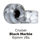 (通常価格)[CLOUD RIDE] Cruiser 65mm 78a (Black Marble)