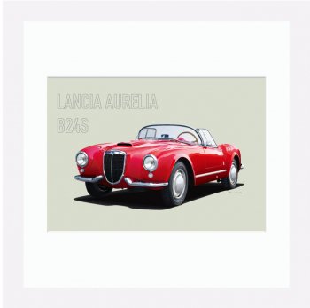 Lancia Aurelia Spider B24 RED - ELSE DESIGN