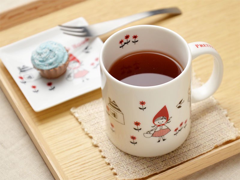 shinzikatoh シンジカトウデザイン 赤ずきんちゃんのデザインが可愛いマグカップ　美濃焼