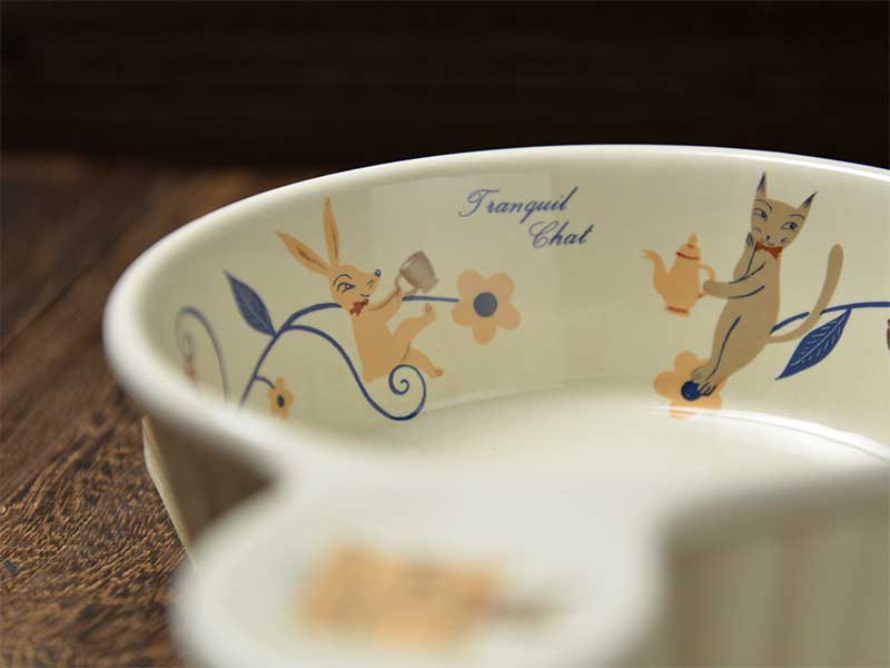 shinzikatoh シンジカトウデザイン 猫、くま、ウサギのデザインが可愛いグラタン皿