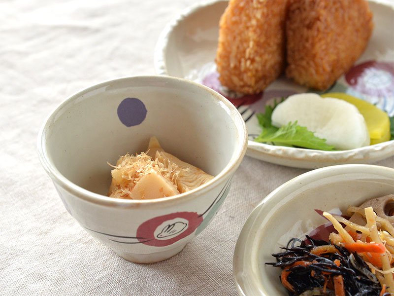 shinzikatoh シンジカトウデザイン 古民家カフェにも合いそうな和テイストの煎茶　ゆのみ　美濃焼