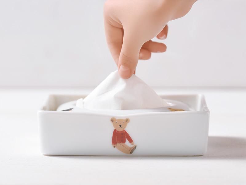 ✳︎ハンドメイド✳︎子ども用ポケットティッシュケース　テディベア ✳︎ハンドメイド✳︎子ども用ポケットティッシュケース テディベア