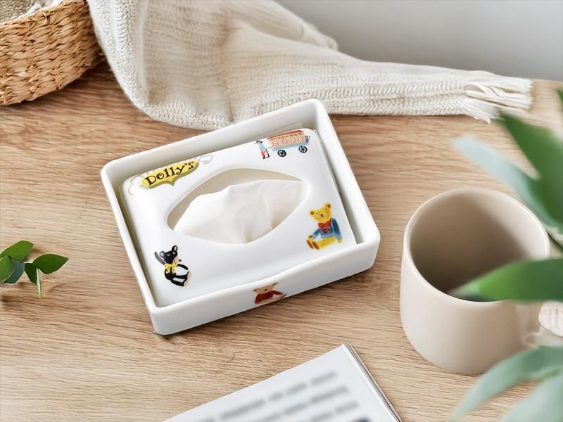 シンジカトウ【おしゃれ】陶器ポケットティッシュケース | 可愛い
