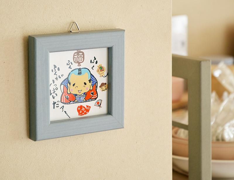 100角タイル デザインタイル専用フレーム 簡単取り付けでアート