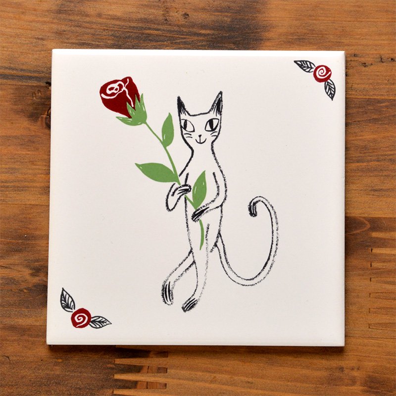 Shinzi Katoh 100角 猫のイラストがかわいいデザインタイル Diyがワクワクたのしくなります
