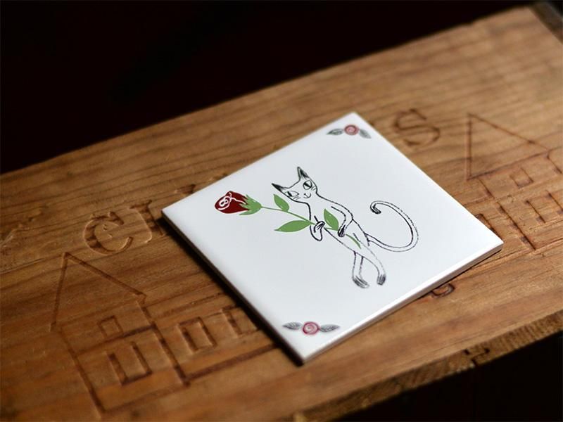 Shinji Katoデザイン フォトフレーム 猫柄 Shinji Katoデザイン フォトフレーム 猫柄 シンジカトウ