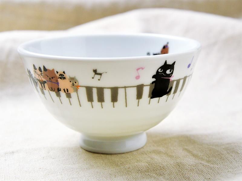 Shinzikatoh シンジカトウ デザイン 猫とハーブのイラストが可愛い 陶器のお茶碗 生活雑貨通販 ゼルポティエ Shinzikatoh シンジカトウ デザイン 猫とハーブのイラストが可愛い 陶器のお茶碗 生活雑貨通販 ゼルポティエ