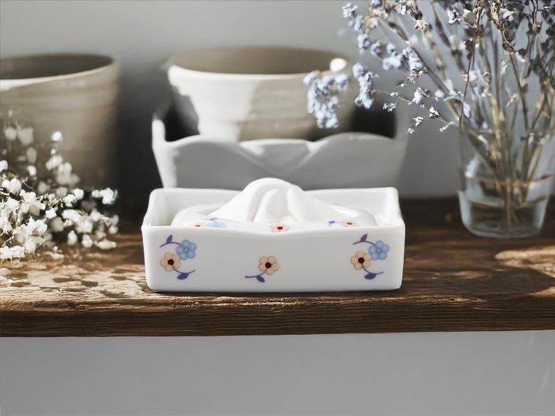 シンジカトウ【生活感を隠す】上質な陶器ポケットティッシュ