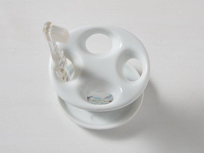 即納】歯ブラシスタンド ペン立て ウルトラマン ブースカ 陶器製