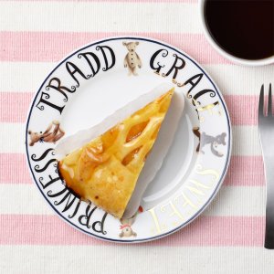 シンジカトウ 可愛い食器 金色のロゴとくまのイラストがおしゃれなお皿 OFプレートS
