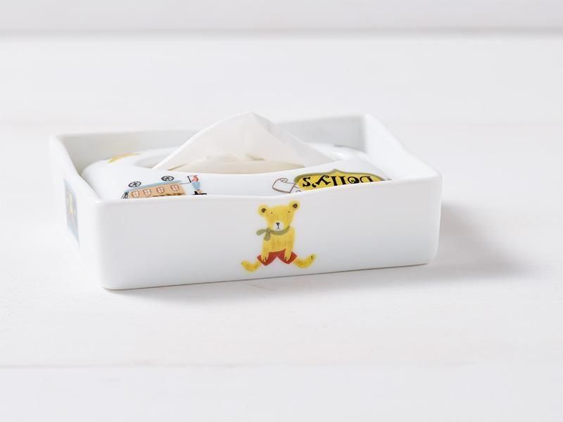 シンジカトウ【おしゃれ】陶器ポケットティッシュケース | 可愛い