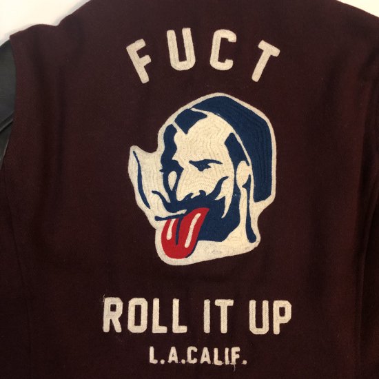 日本国内正規品 FUCT ファクト スタジャン ROLL ITUP STADUIM JACKET