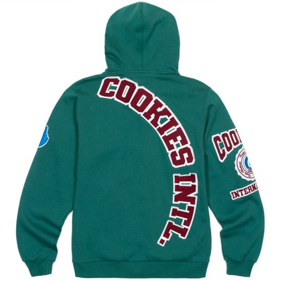 cookies DOUBLE UP SNAP FRONT HOODIE Green グリーン パーカー