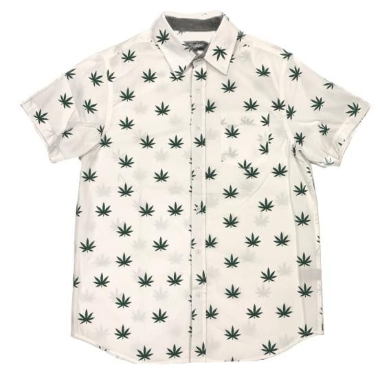 Eighty Eight S/S WOVEN SHIRT White シャツ - 2000B.C. Stoned