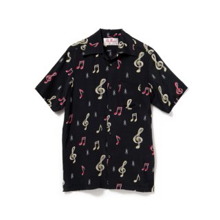 <br>Aloha Blossom【アロハブロッサム】<br>SOUNDS GOOD<br>SHIRTS S/S BLK<br>sold!!!