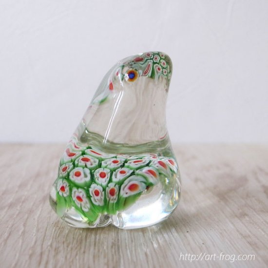 Vintage Millefiori Frog Paper Weight - Art Frog・・・カエル雑貨のセレクトショップ