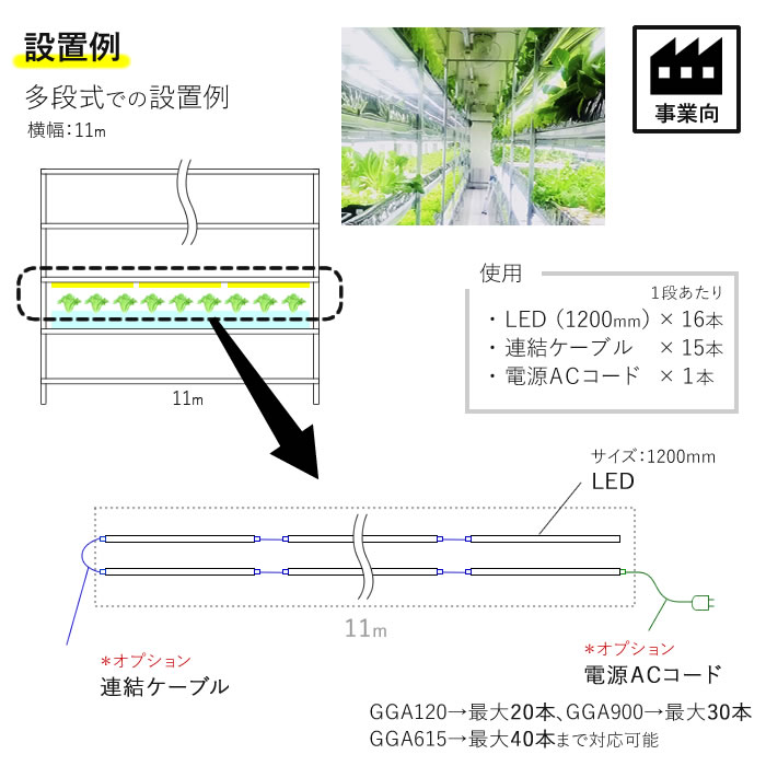 植物育成ライト　おやさいライト　1200mm 2本 Amazon.co.jp: 【水耕栽培専門店が開発】LED 植物育成ライト お