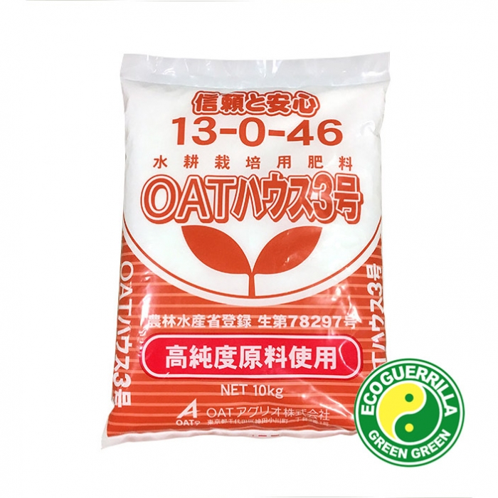 大塚]水耕栽培用肥料・OATハウス3号10kg(大塚ハウス) - 水耕栽培専門店