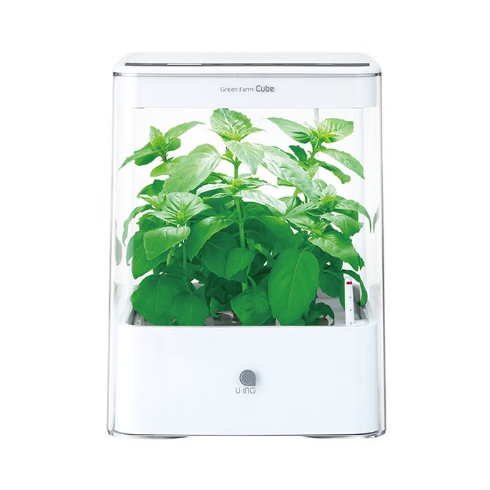水耕栽培器 Green Farm Cube(グリーンファームキューブ)ホワイト - 水 