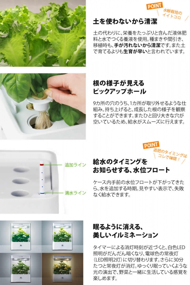 水耕栽培器 Green Farm Cube グリーンファームキューブ グリーン 水耕栽培専門店エコゲリラ