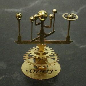 完成品 太陽系儀 Orrery オーラリー 六惑星儀 ミニガラスドーム入り ファンタジー雑貨 魔法と神話 天体 妖精 アリス アランデル ショッピング