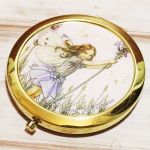 フラワーフェアリーズ コンパクトミラー【Lavender】 - ファンタジー雑貨-魔法と神話・天体・妖精・アリス- *アランデル*ショッピング