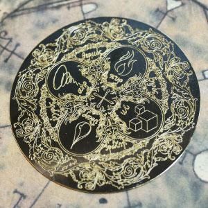 Gimmel Garden真鍮製コースター 四属性 リニューアル ファンタジー雑貨 魔法と神話 天体 妖精 アリス アランデル ショッピング Gimmel Garden真鍮製コースター 四属性 リニューアル ファンタジー雑貨 魔法と神話 天体 妖精 アリス アランデル ショッピング
