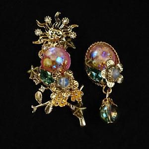 木花咲耶姫 コノハナノサクヤヒメ の耳飾り ファンタジー雑貨 魔法と神話 天体 妖精 アリス アランデル ショッピング 木花咲耶姫 コノハナノサクヤヒメ の耳飾り ファンタジー雑貨 魔法と神話 天体 妖精 アリス アランデル ショッピング
