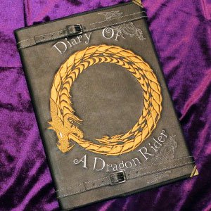 影の書-Book of Shadows-大判刺繍ノート〈ドラゴン〉 - ファンタジー