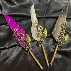 魔法 ファンタジー 文具 ノート 羽根ペン ハリポタ ファンタビ 歯車 魔法学校 Amazon.co.jp: ハリーポターレプリカ ホグワーツ学生羽ペン
