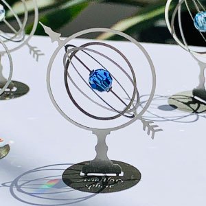 クラフト】天球儀/Armillary sphere S -Aタイプ-〈クリスタル〉 - ファンタジー雑貨-魔法と神話・天体・妖精・アリス-  *アランデル*ショッピング