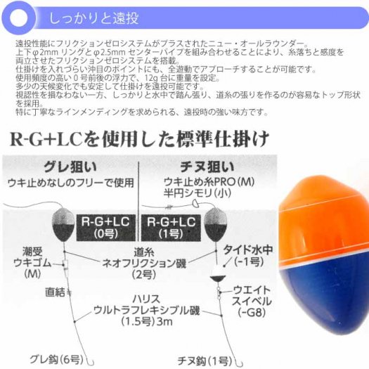 R-G+ LC アールジープラスエルシー 2B 12.0g 釣研 フカセ釣り ウキ 遠投用うき 円錐ウキ どんぐりウキ Ks2027 - 生活雑貨  カー用品 釣り具 ペット用品 キャラクター用品販売 (株)アヴェール