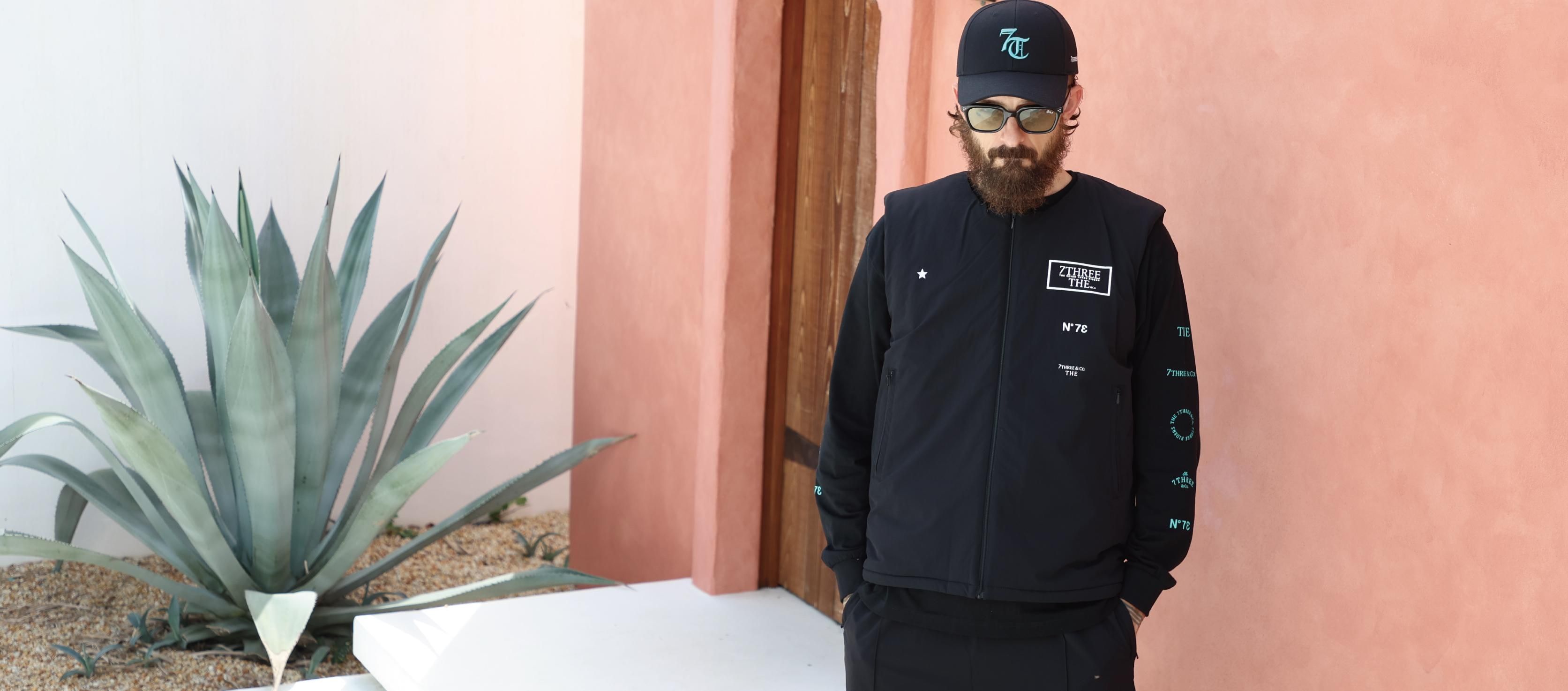 【新品未使用】73R セブンスリーアール　ウエットスーツ　日本製　メンズ　ML 73R セブンスリーアール セットアップ スウエット/73R11-SETUP01