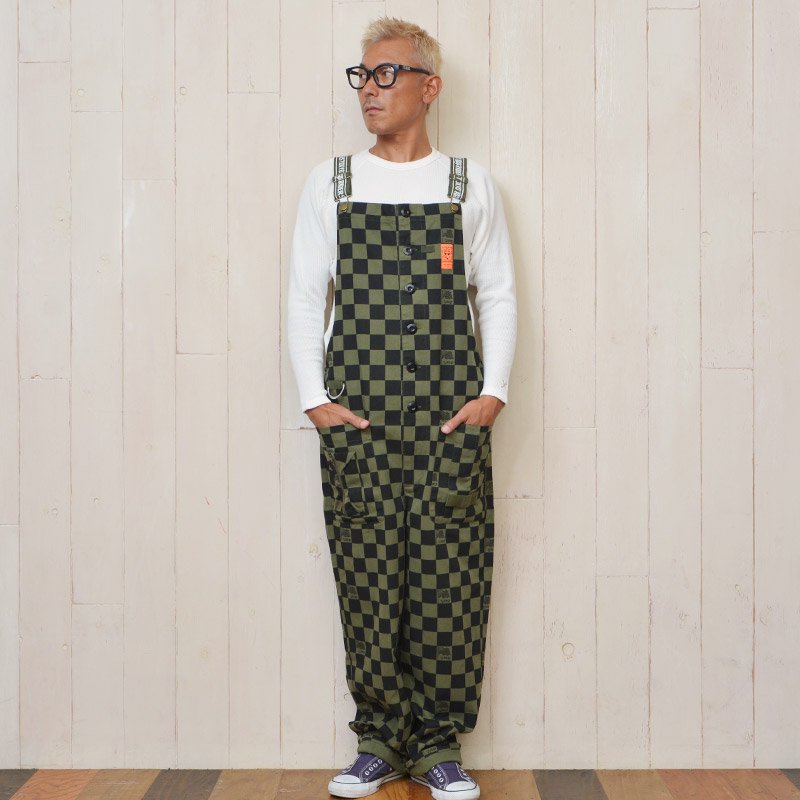 COTTON TWILL OVERALLS 【CHECKER】20AW - 73R 公式オンラインストア |  サーフ・スケーターカジュアルブランド「73R」の通販