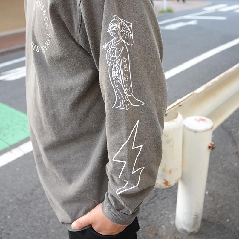 クラーヴェ、髭の兵士、版上サイン、新品額・額装付き、美品 CIRCLE LOGO REPRINT VINTAGE LS T-SHIRT 25AW - 73R 公式