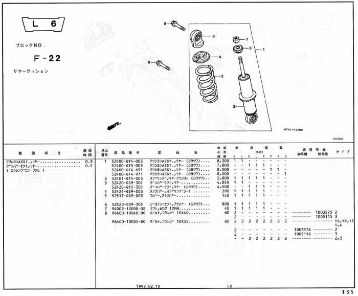 nsr50パーツ NSR50 ホンダ純正部品 ブロックNo,F-31-12 ストライプ ページ175